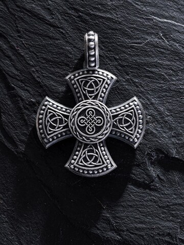 Pendentif 'TRIQUETRA' REYTEL en argent : devant