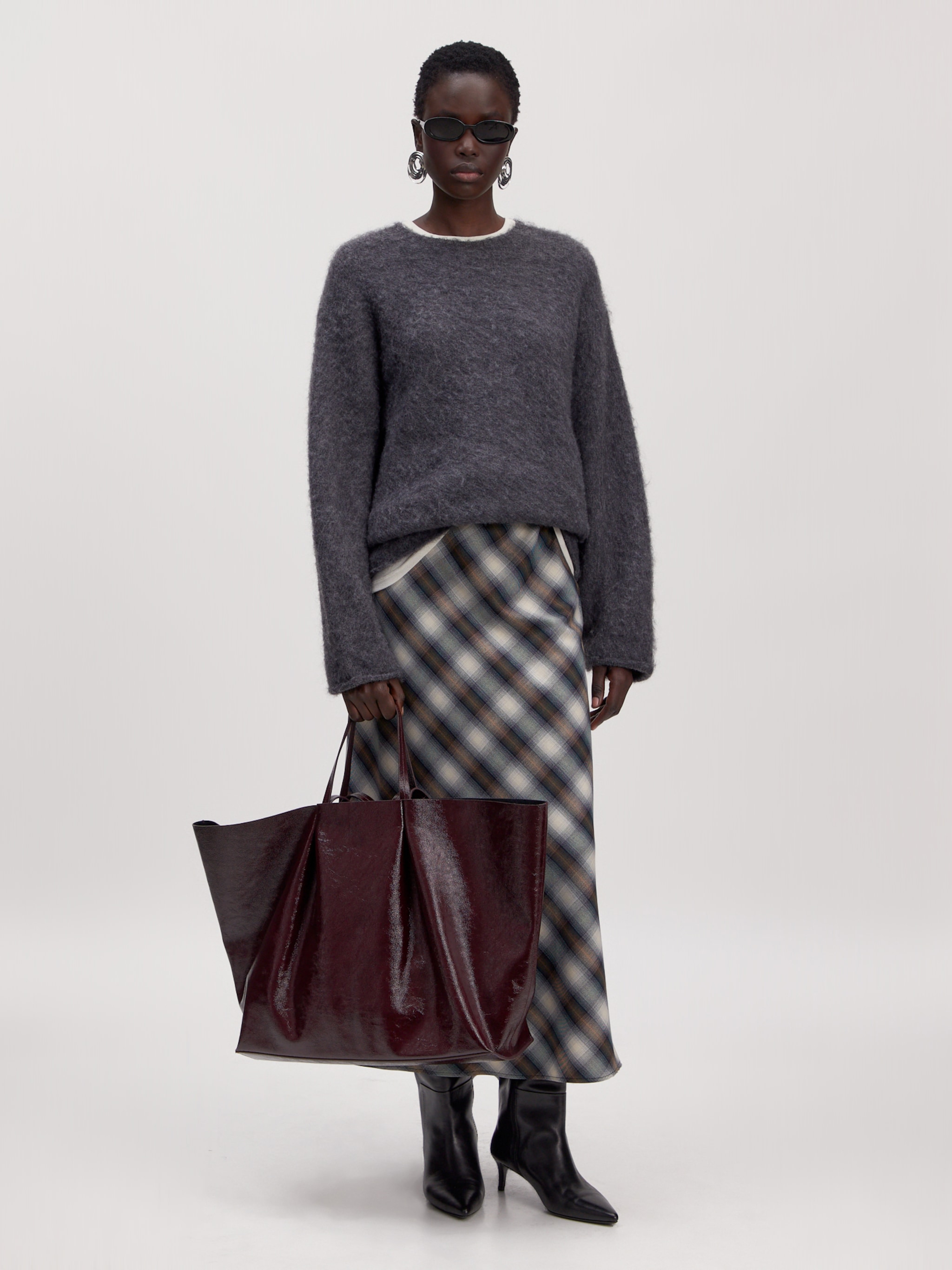 EDITED Produkte Pullover 'Harriet' grau