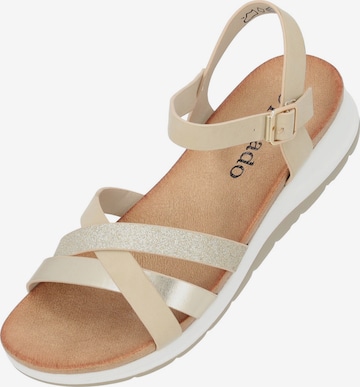 Palado Sandals 'Palado Jantai' in Gold: front