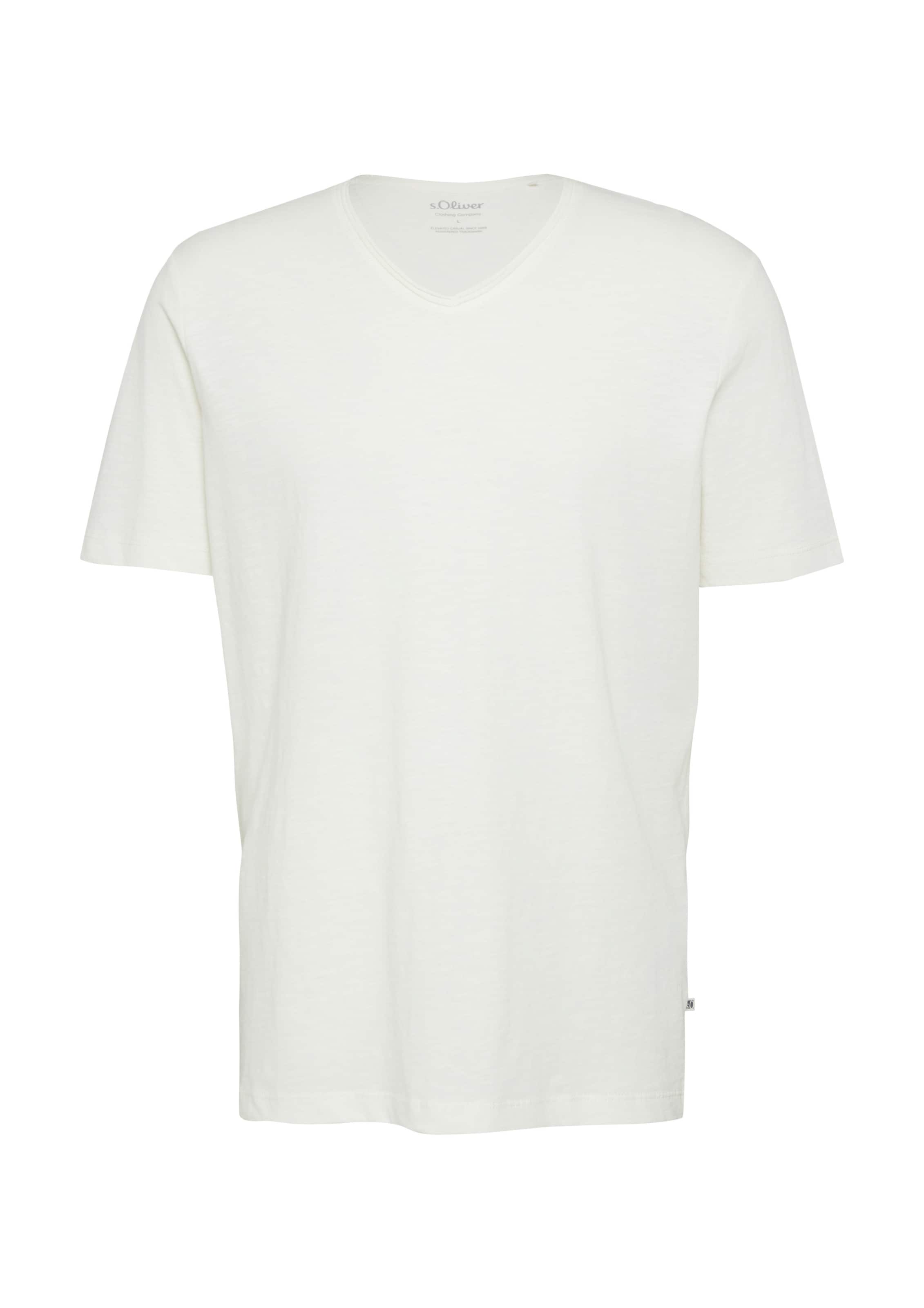 T-Shirt s.Oliver en beige : devant
