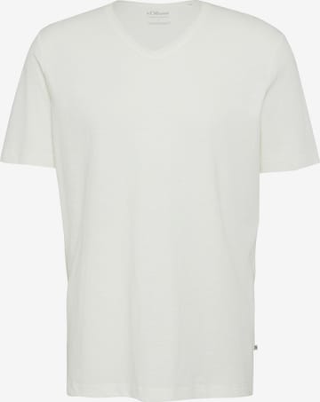 T-Shirt s.Oliver en beige : devant