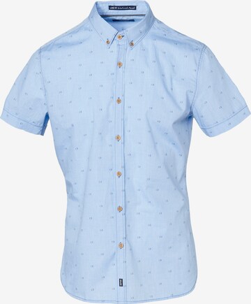 KOROSHI - Camisa en azul: frente