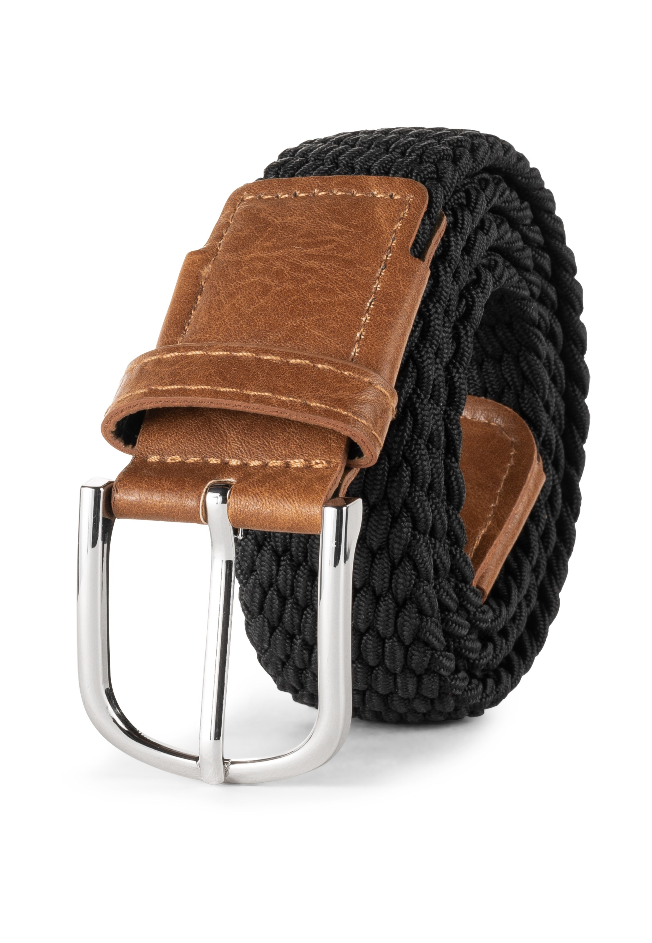 INDICODE JEANS Gürtel 'Alvin' in Schwarz