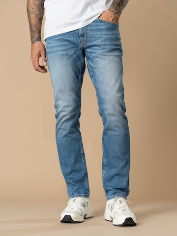 Petrol Industries Szabványos Farmer - kék: elől