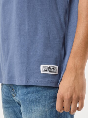 T-Shirt Denim Factory en bleu