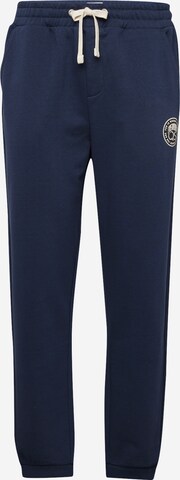 QS Tapered Pants in Blue: front