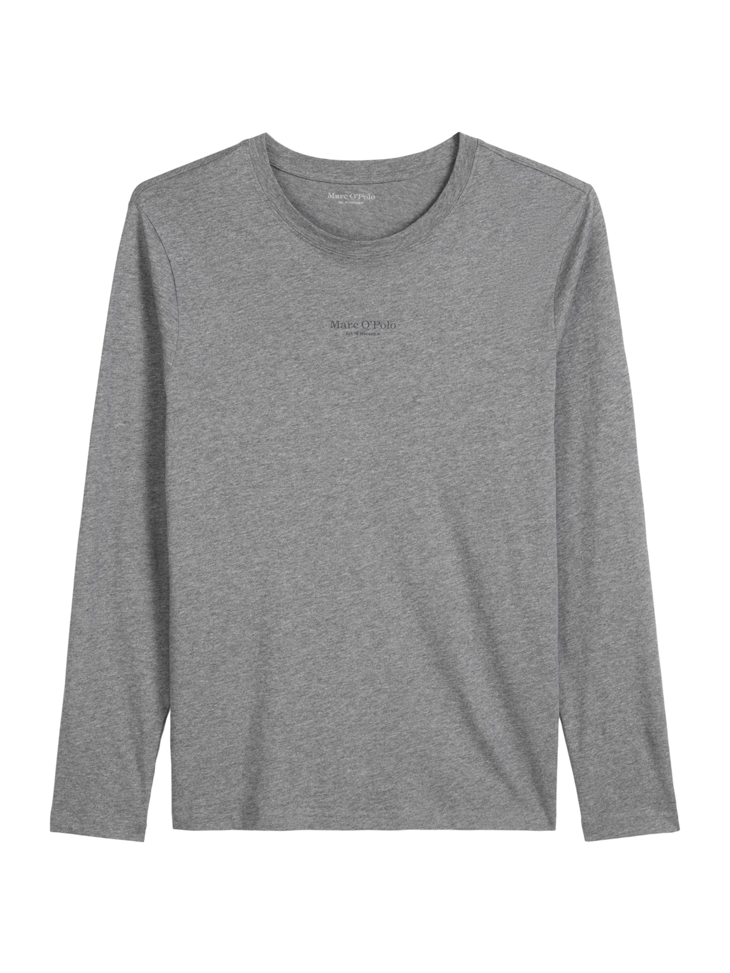 Marc O'Polo Shirt ' Mix N Match Cotton ' in Grijs: voorkant