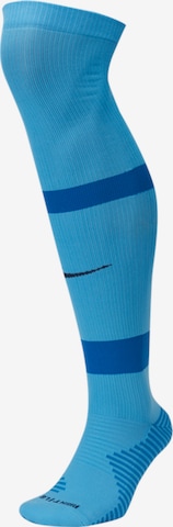 NIKE Soccer Socks 'MatchFit Team' in Blue: front