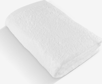 Serviette Herzbach home en blanc : devant