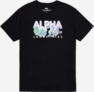 ALPHA INDUSTRIES Paita 'Nebu' värissä monivärinen / musta, Tuotenäkymä