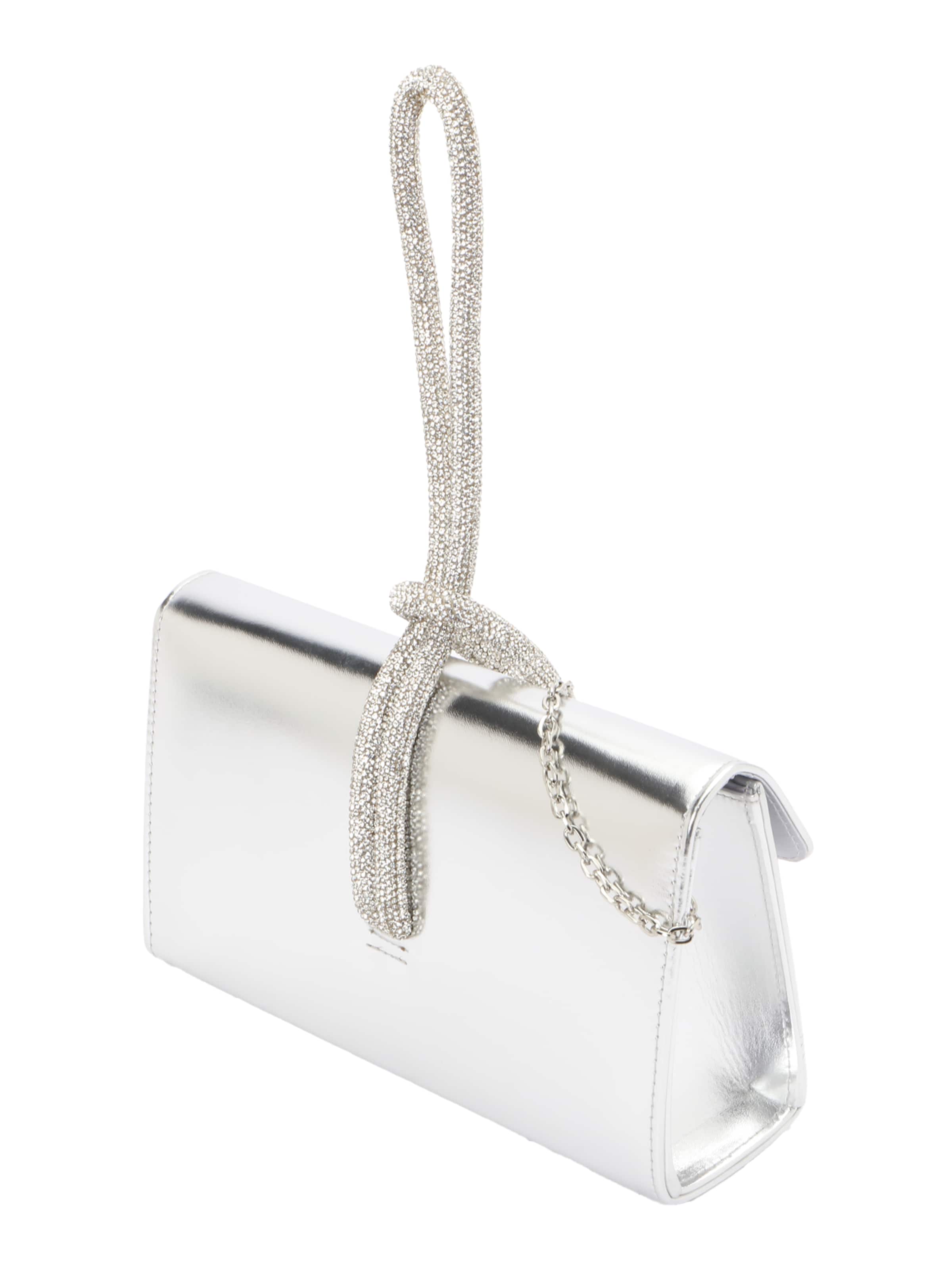mascara Handbag in Silver