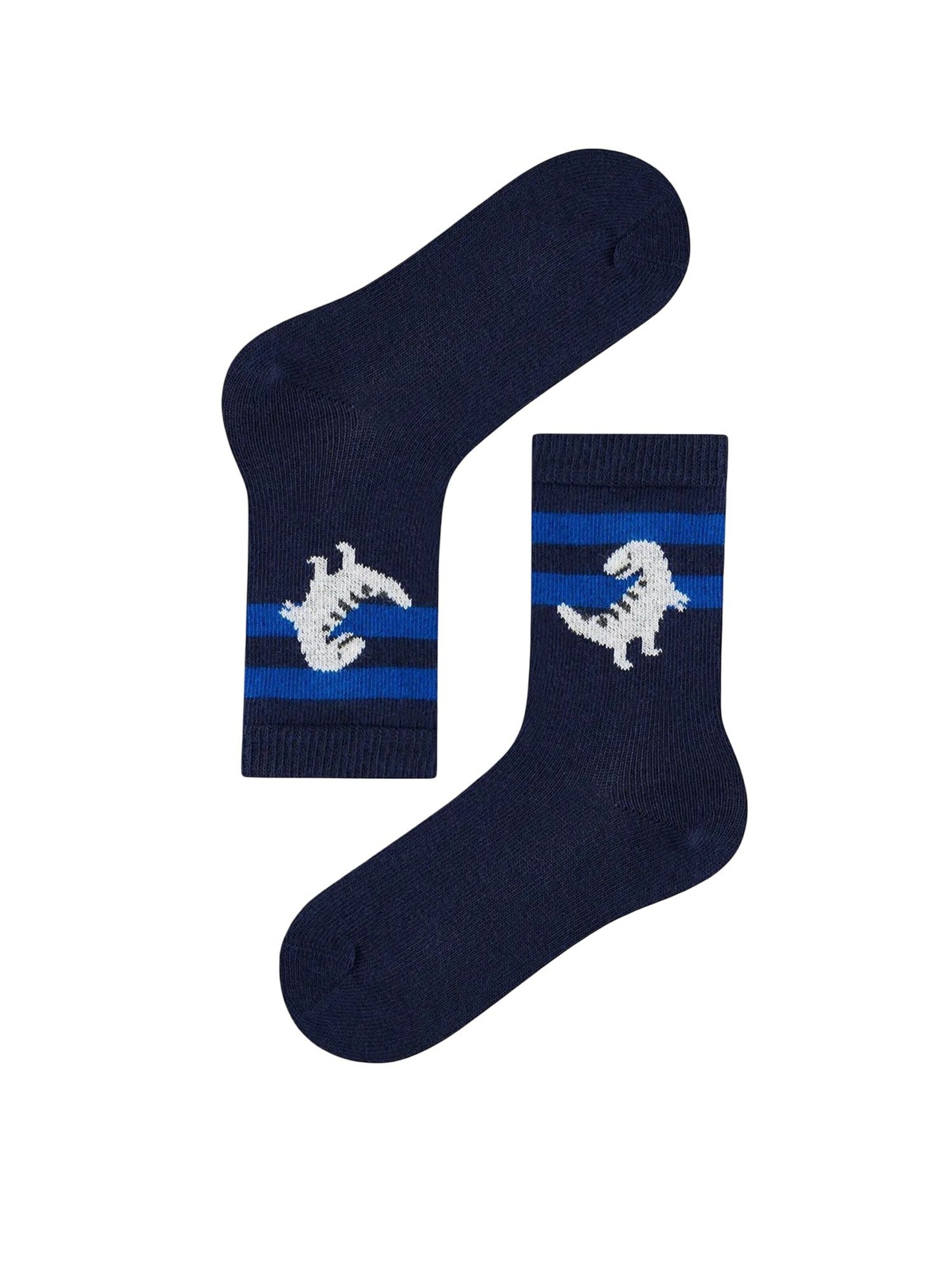 Penti Sokken 'PENTI Mellow Rex Dinosaurier-Socken, 4er-Pack' in Gemengde kleuren