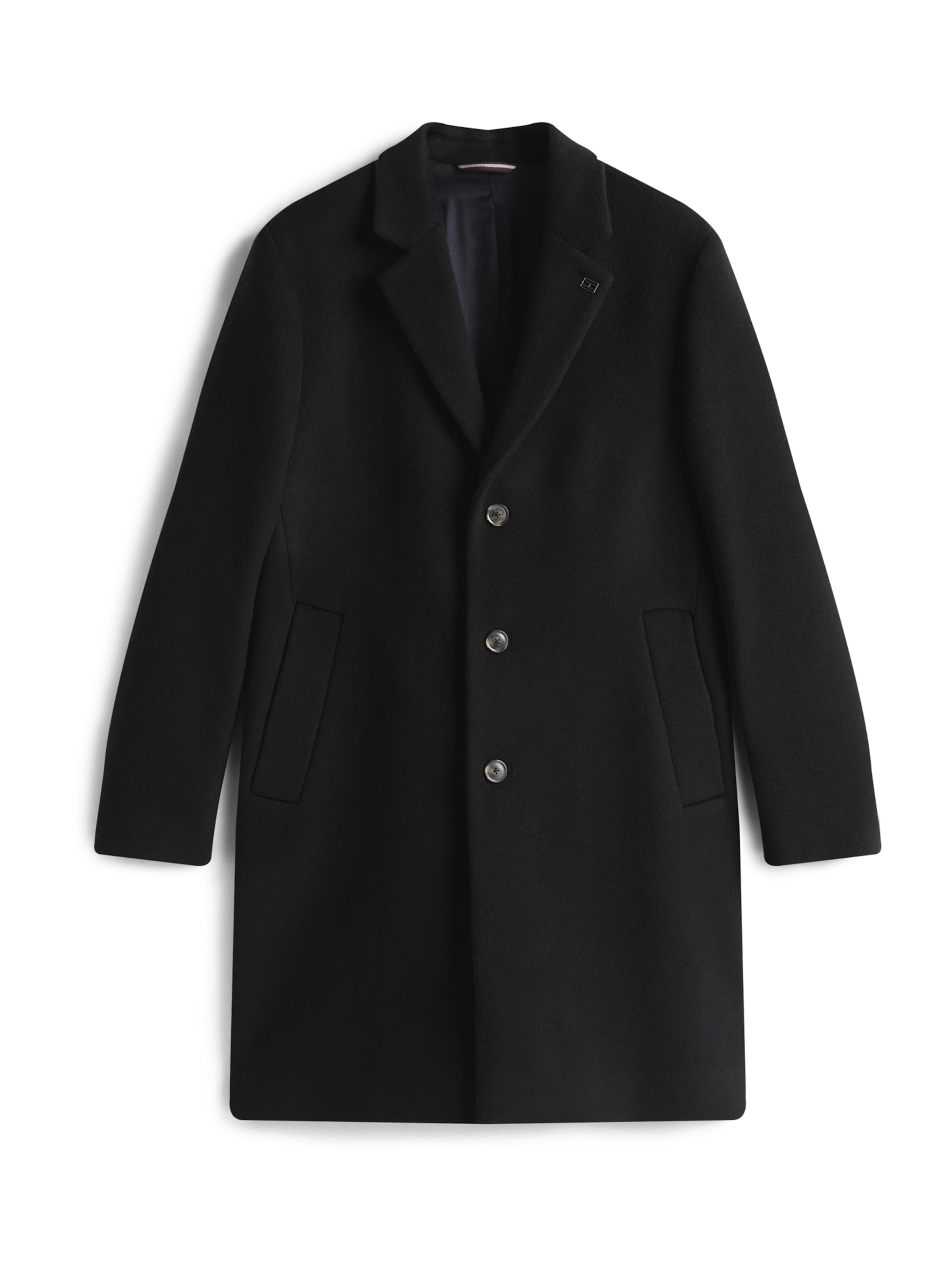 Cappotto di mezza stagione di TOMMY HILFIGER in nero: frontale