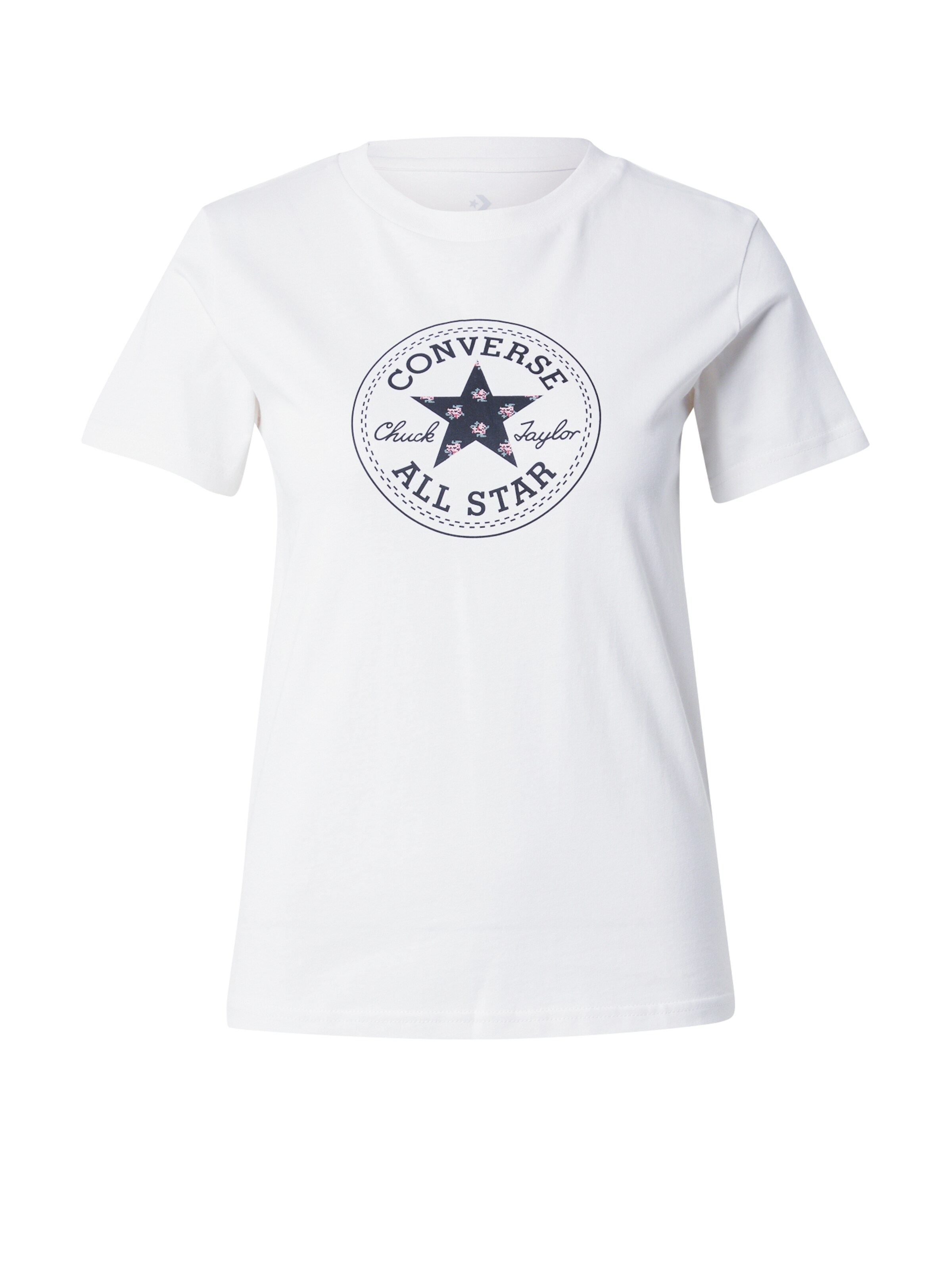 T-shirt 'Chuck' CONVERSE en blanc : devant