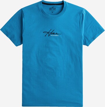 T-Shirt HOLLISTER en bleu : devant