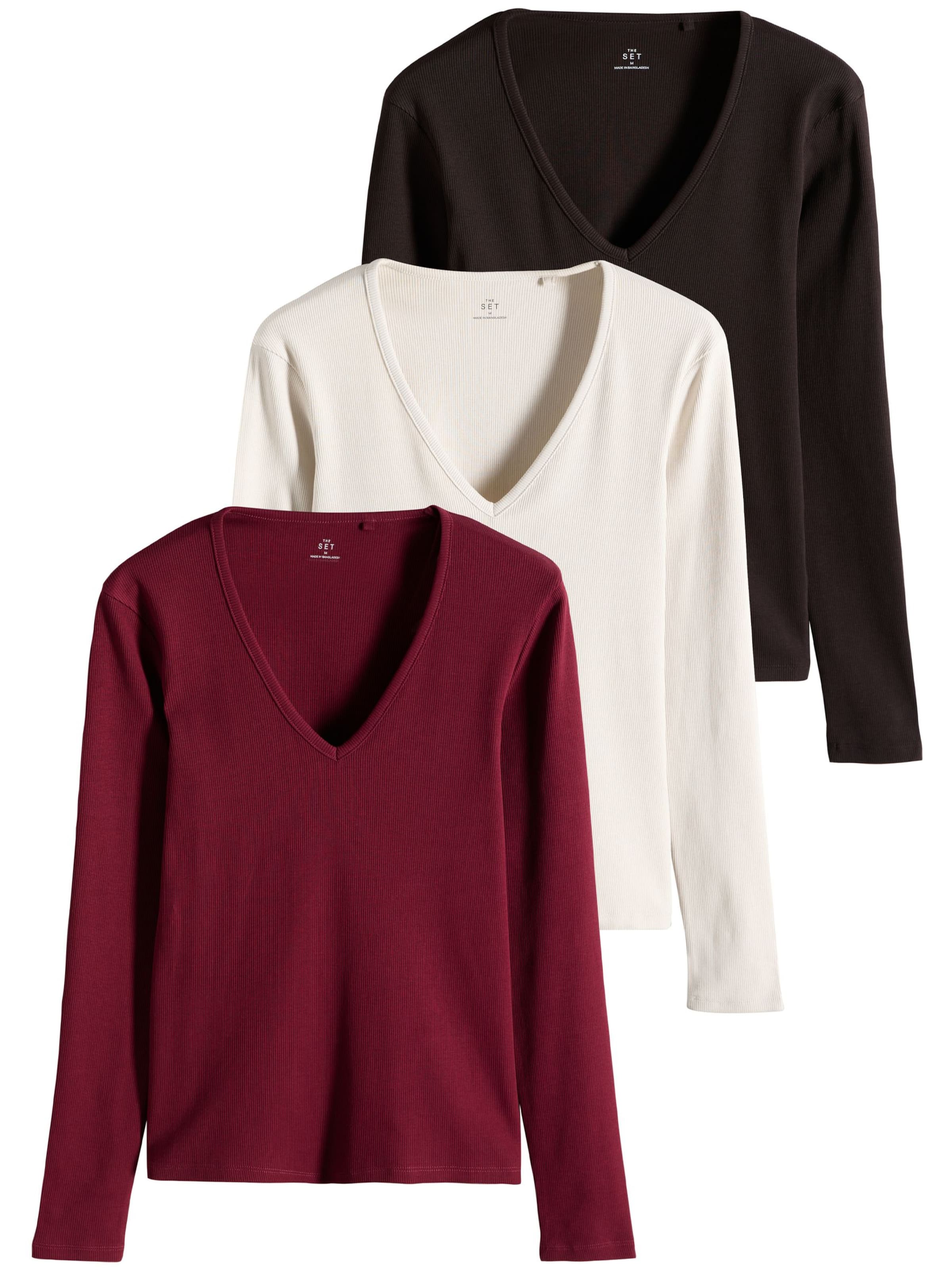 The Set Shirt in Rot: Vorderseite