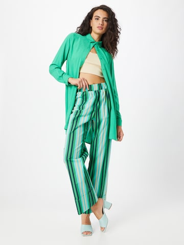 Monki Wide Leg Hose in Grün