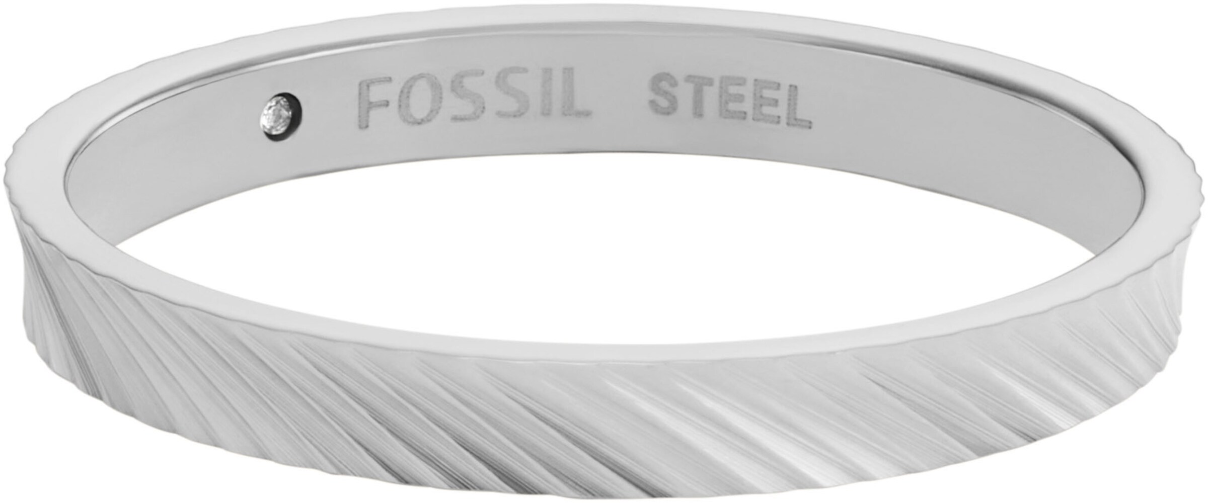 FOSSIL Ring in Silver: front