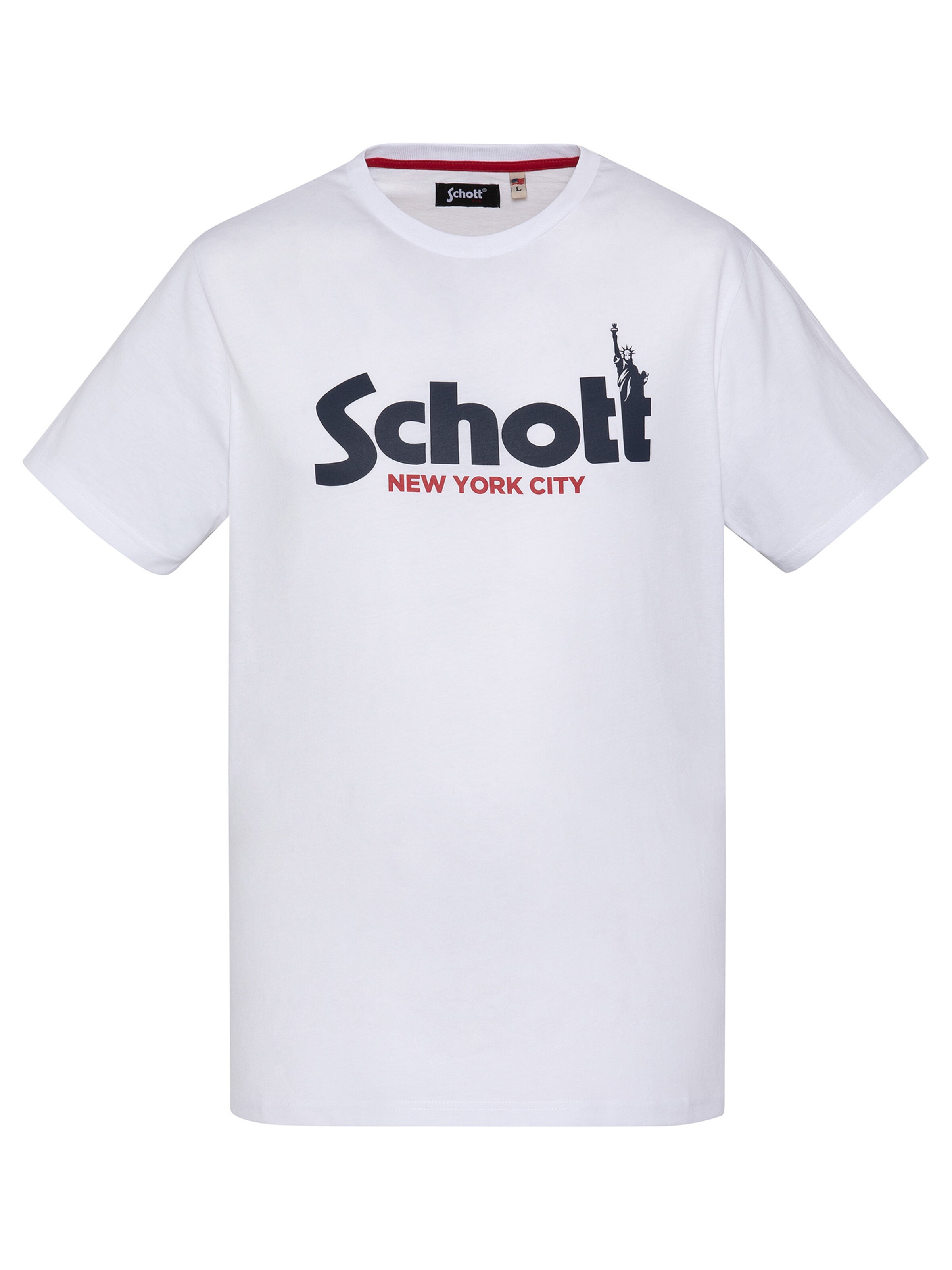 Schott NYC Shirt‌‌‌ in Weiß: Vorderseite