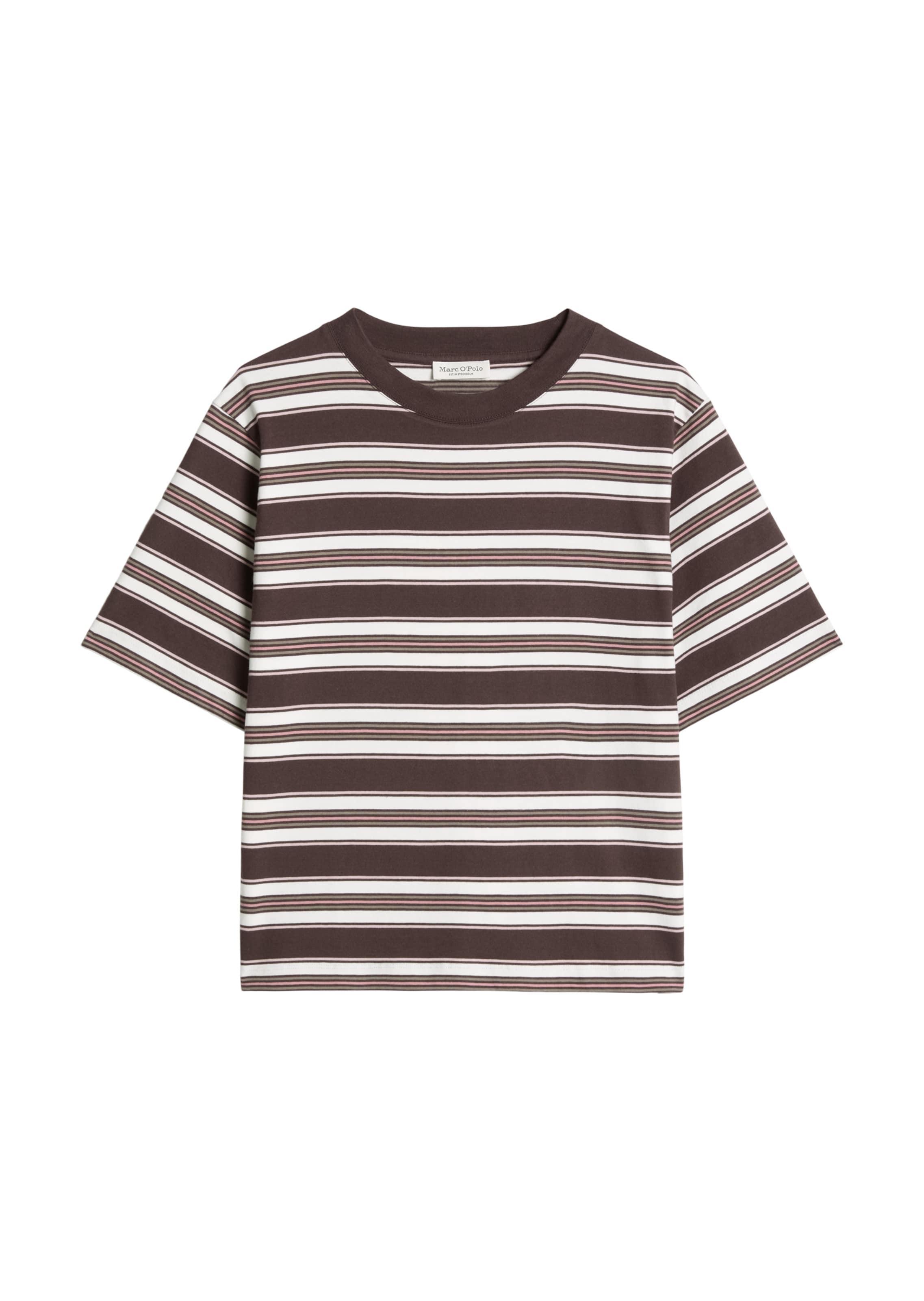 Marc O'Polo T-Shirt in Braun: Vorderseite