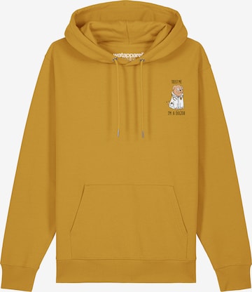 Felpa ' Dogtor ' di Watapparel in giallo: frontale
