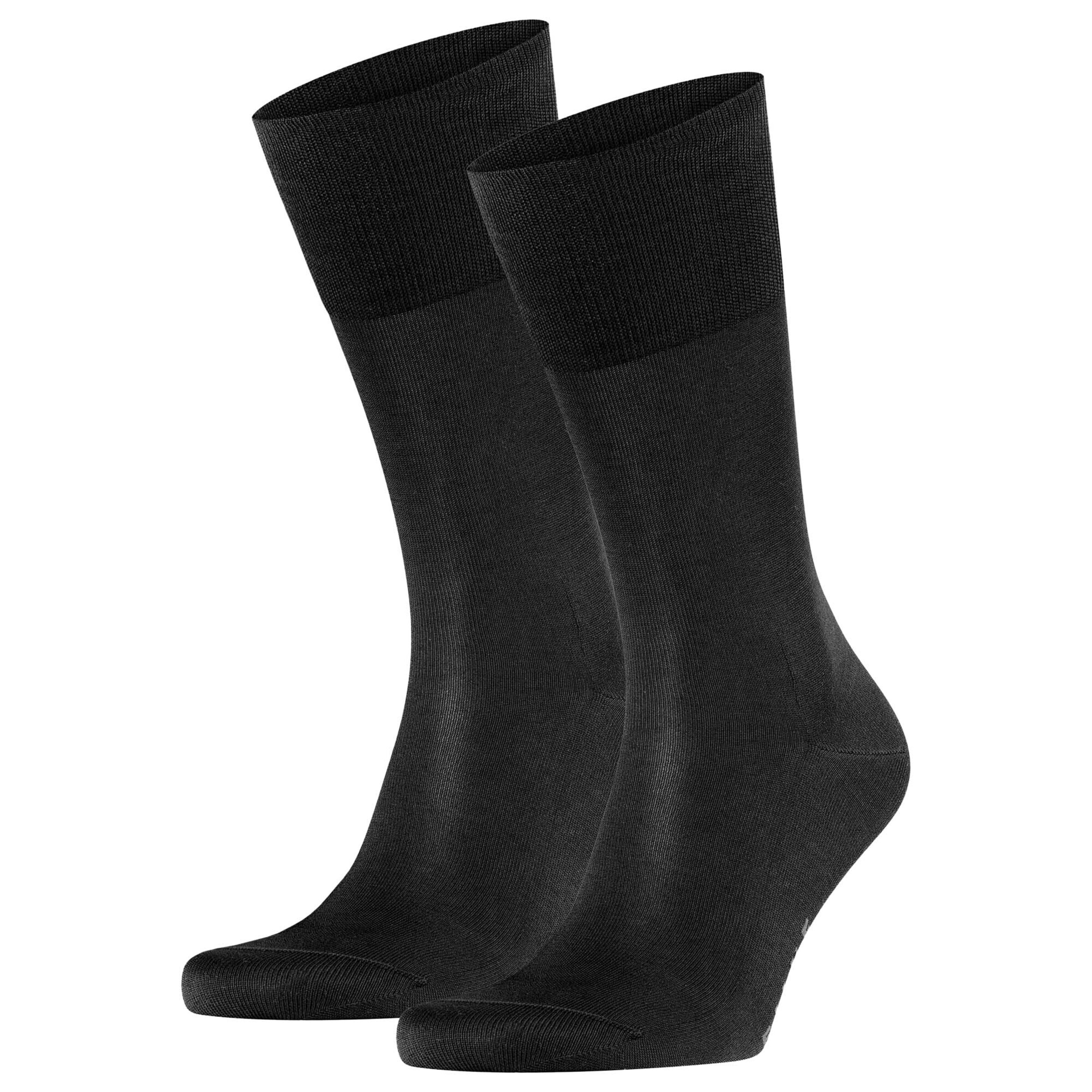 Chaussettes FALKE en noir : devant