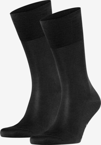 Chaussettes FALKE en noir : devant