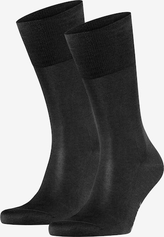 FALKE Socks in Black: front