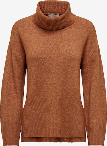 Pull-over 'RUE' JDY en marron : devant