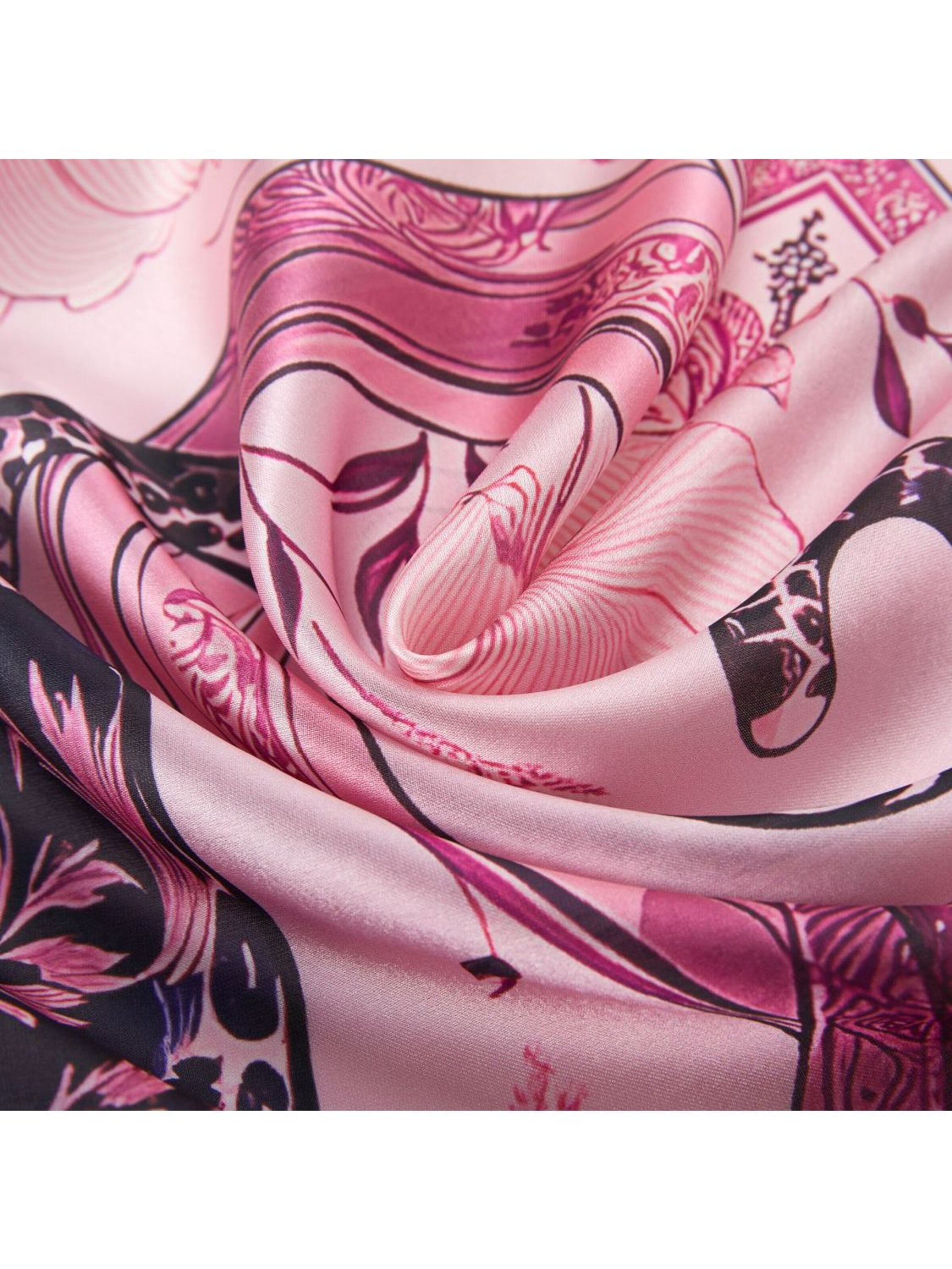 alberto cabale Scarf 'Cléo' in Pink
