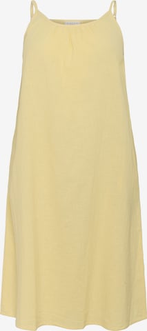 Robe 'Paula' KAFFE CURVE en jaune : devant
