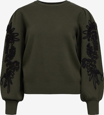 Pull-over 'JOANA' OBJECT en vert : devant