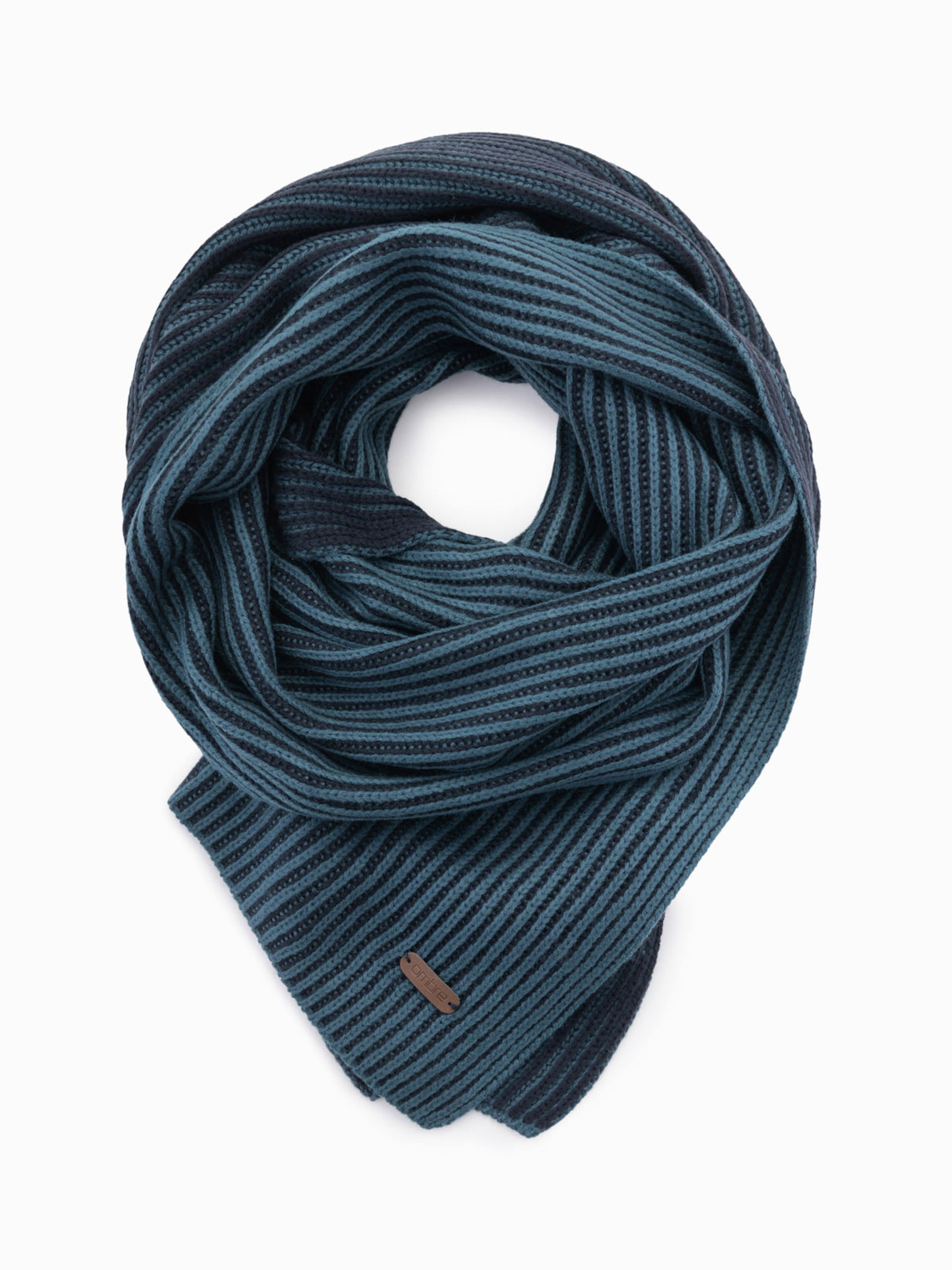 Ombre Scarf in Blue: front