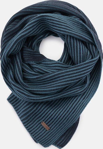 Écharpe Ombre en bleu : devant