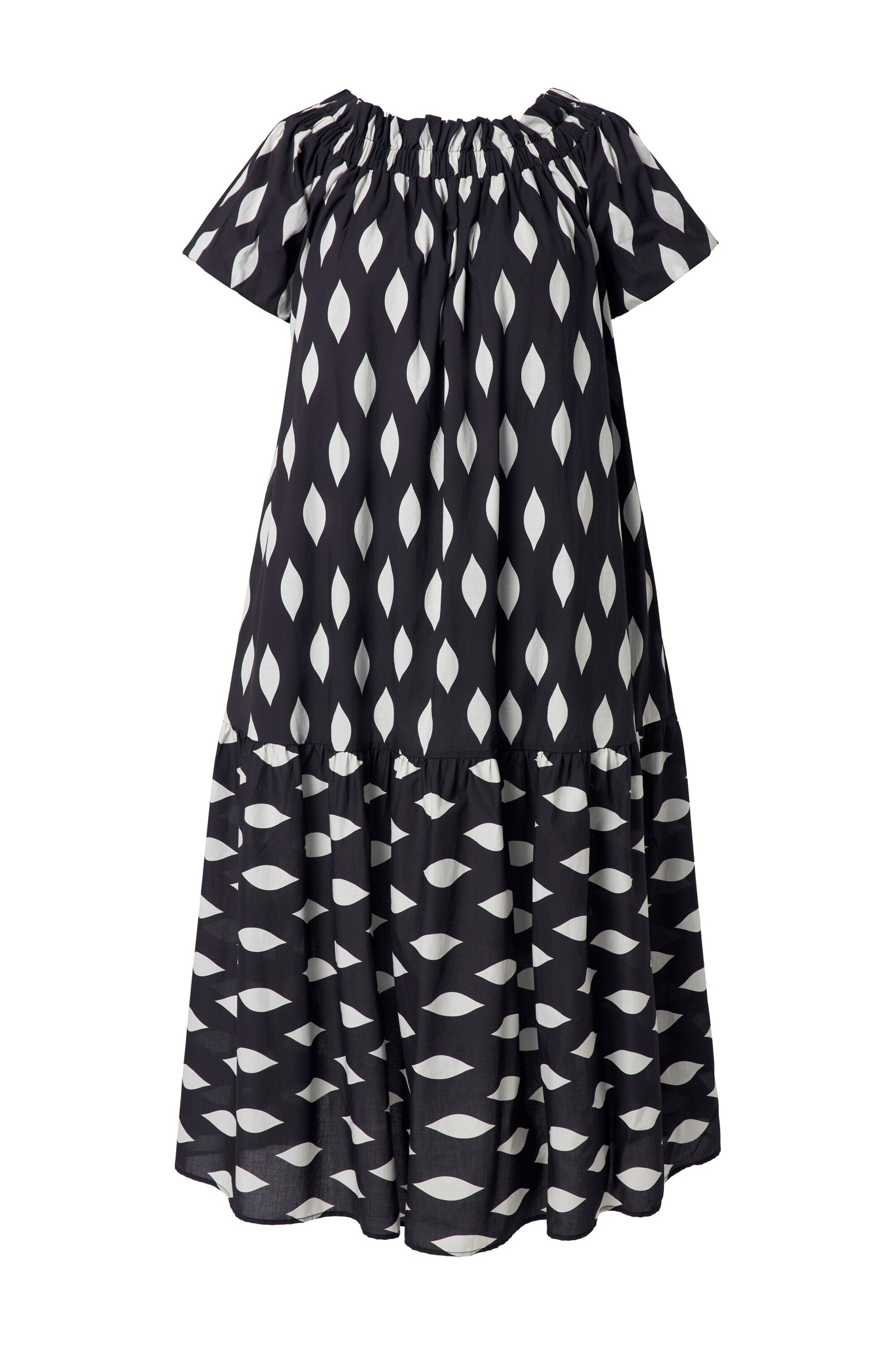 Ulla Popken Kleid in Schwarz: Vorderseite