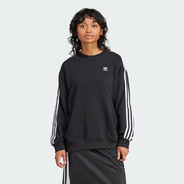 Bluză de molton de la ADIDAS ORIGINALS pe negru: față