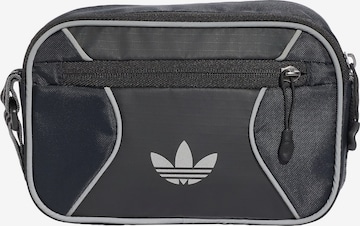 ADIDAS ORIGINALS - Mala de ombro 'Airliner' em preto: frente