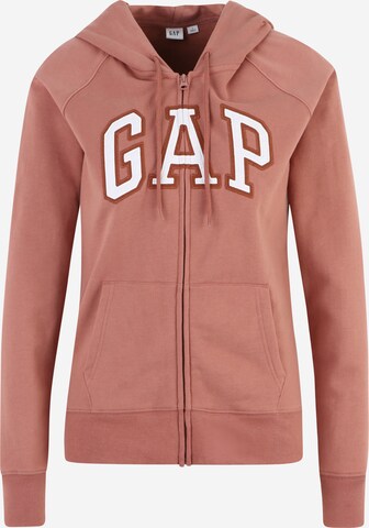 GAP Sweatjacke 'FASH' in Rot: predná strana