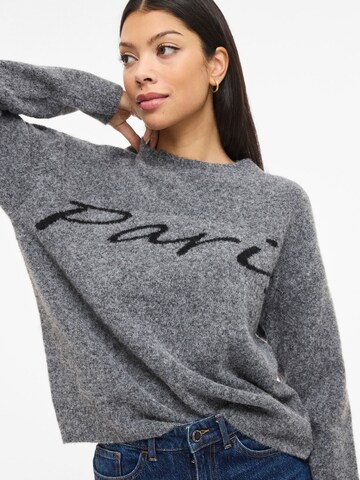 VILA Sweater 'VILuna' in Grey