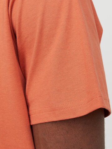 JACK & JONES T-Shirt 'LAKEWOOD' in Orange