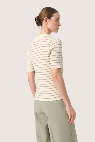 SOAKED IN LUXURY Shirt 'Lidya' in Beige
