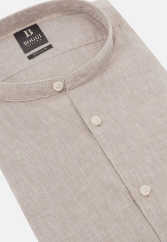 Boggi Milano Regular fit Overhemd in Beige