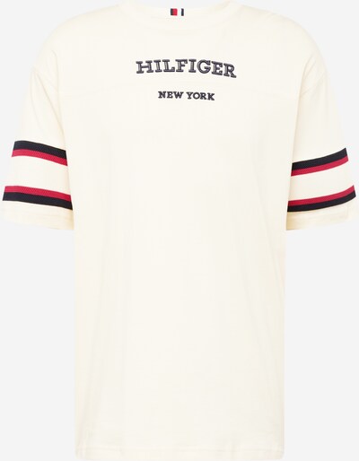TOMMY HILFIGER Tričko - námornícka modrá / červená / šedobiela, Produkt