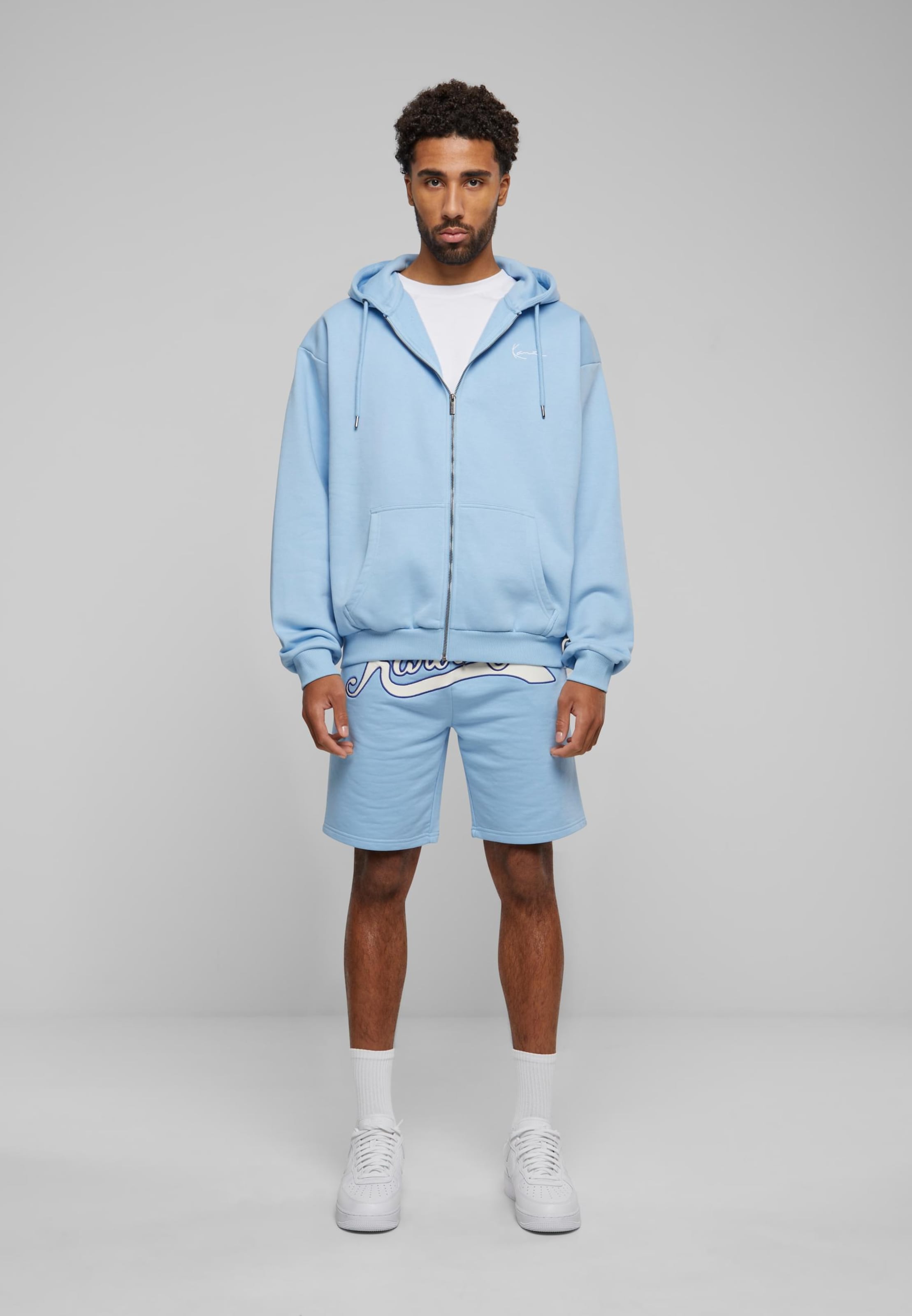 KARL KANI◆カールカナイ フーディー Diner Hoodie [light blue] KARL KANI◇カールカナイ フーディー Diner Hoodie [light blue