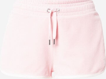 Juicy Couture White Label Loosefit Shorts in Pink: predná strana