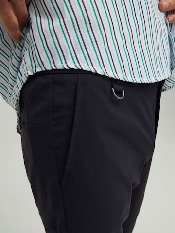 JACK & JONES Regular Chinohose in Schwarz