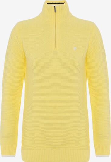 DENIM CULTURE Pullover 'DINA' in gelb, Produktansicht