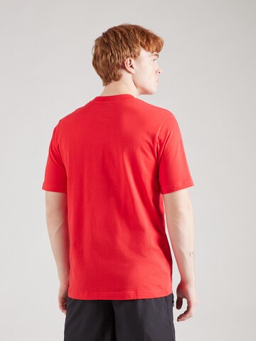 ADIDAS ORIGINALS Funkcionalna majica 'Essentials Linear' | rdeča barva