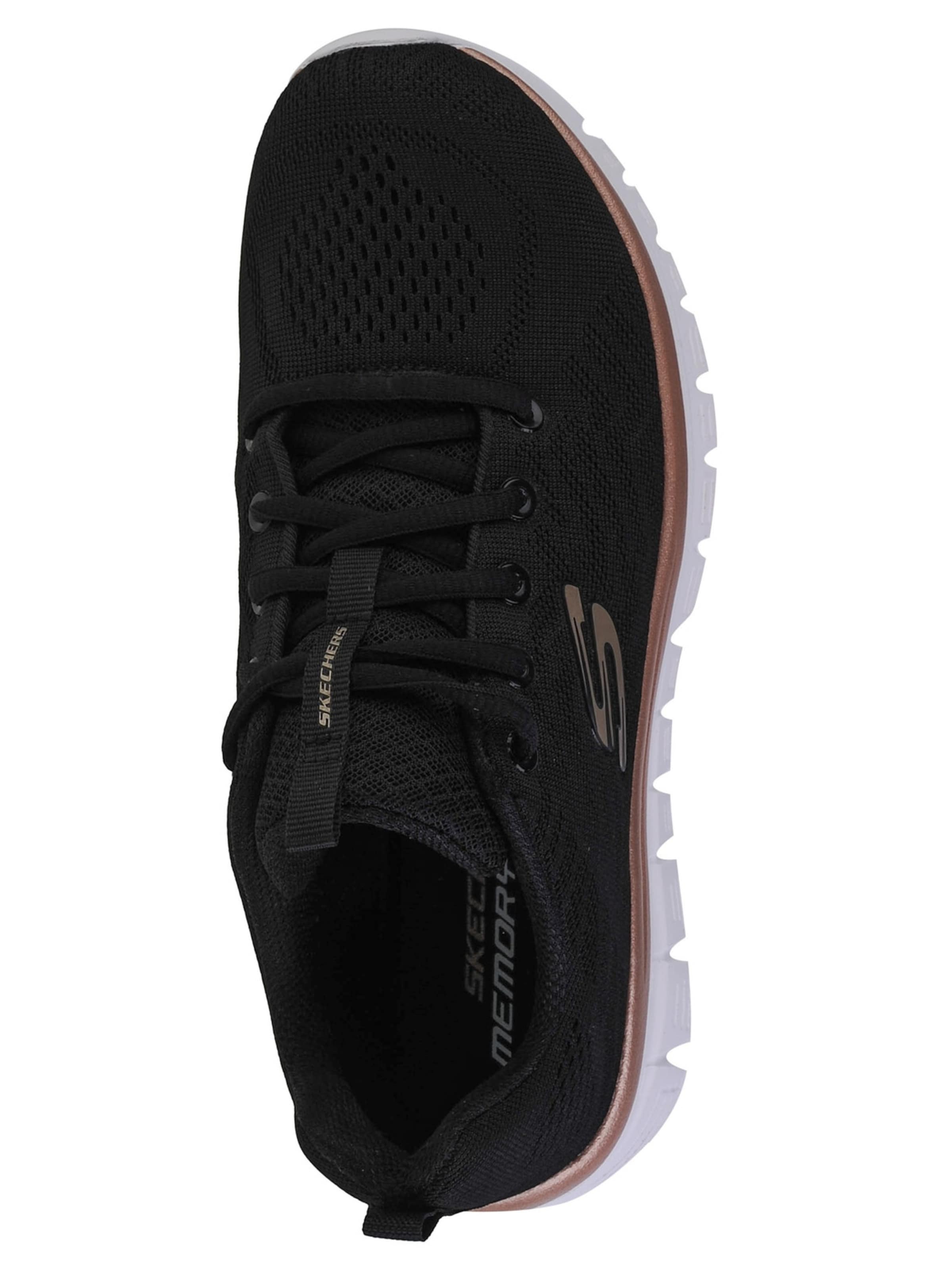 SKECHERS Sneaker low 'Graceful - Get Connected' in Schwarz