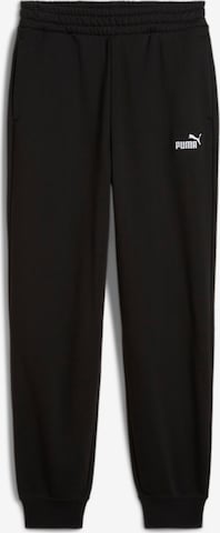 PUMA Tapered Sportsbukser 'ESS Small No. 1' i sort: forside